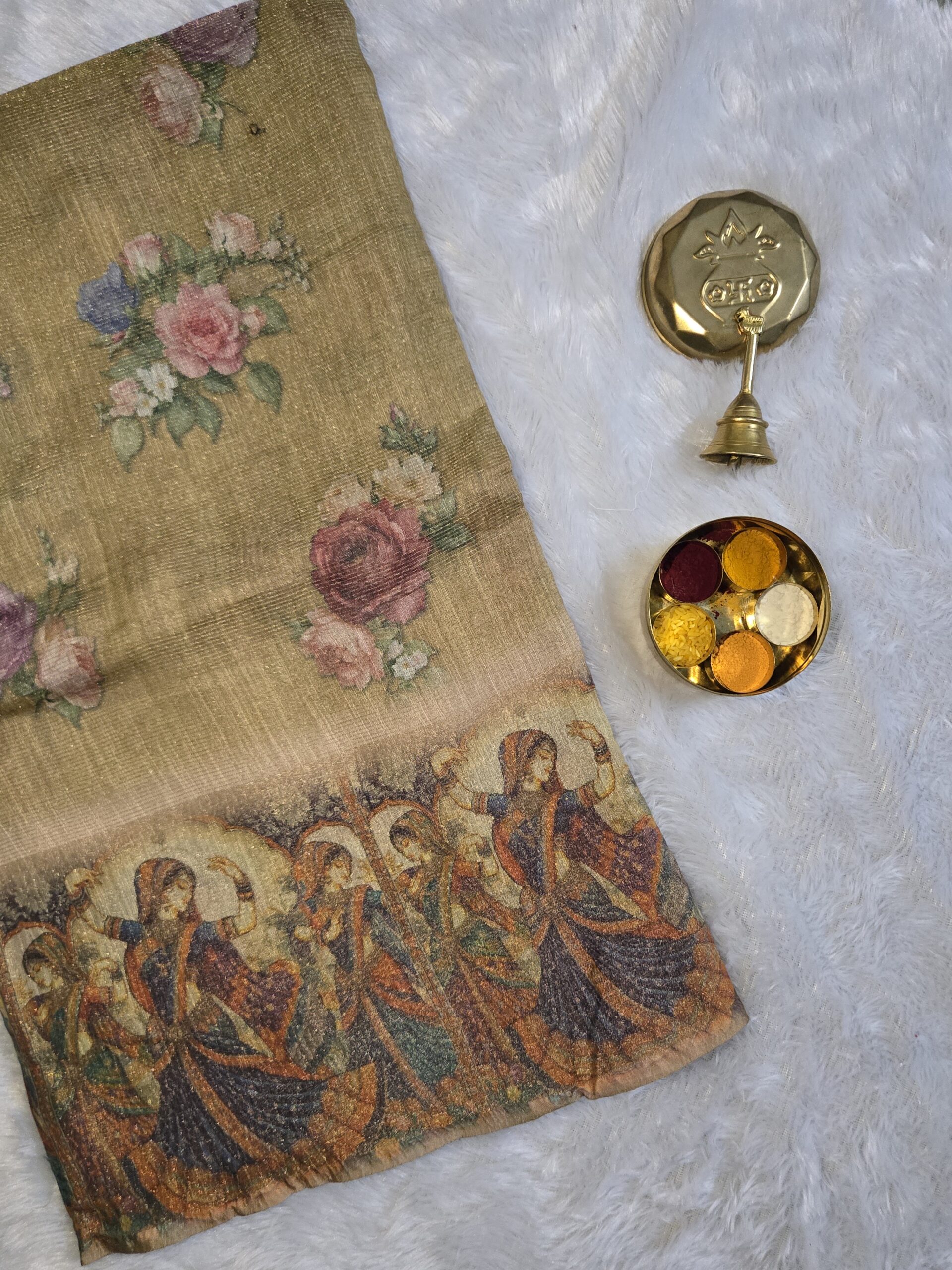 kalmakari silk saree