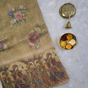 kalamkari silk saree